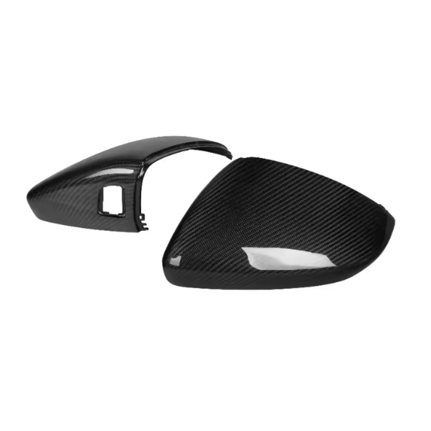 Audi A5/S5/RS5 B10 2025+ Carbon Fiber Mirror Caps/Shells/Covers (LHD ONLY)