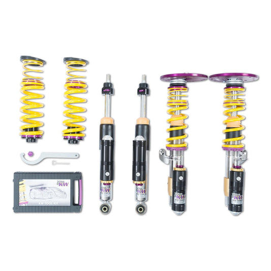 KW Clubsport 3-Way Coilovers for BMW M2 (F87) & M2 Competition â€“ Adjustable Remote Reservoir Track & Street Suspension Kit 397202BH
