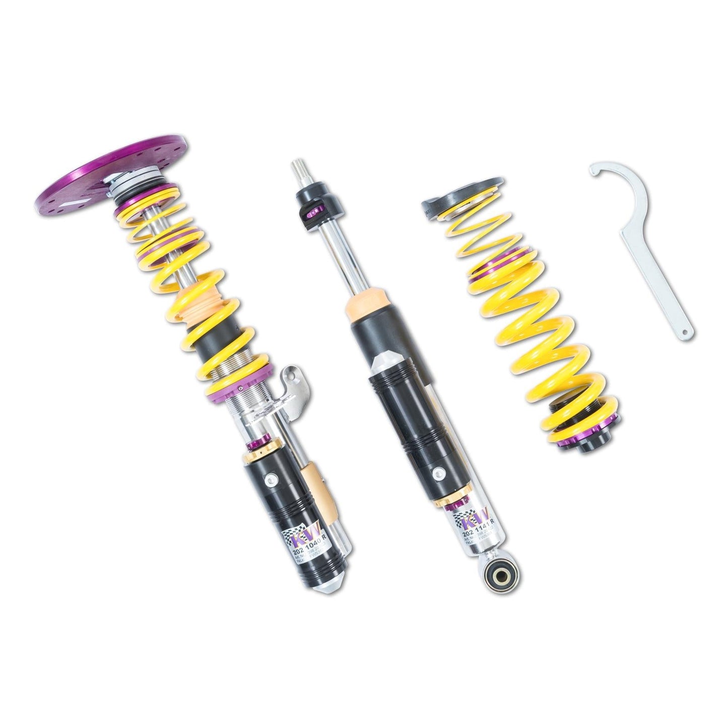 KW Clubsport 3-Way Coilover Kit for BMW F87 M2 & M2 Competition (LCI) - Track & Fast Road, Height Adjustable, Remote Reservoir - 397202BH