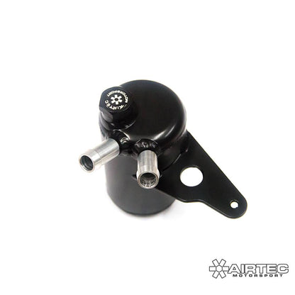 AIRTEC Motorsport Baffled Oil Catch Can/Catch Tank Kit for Ford Fiesta ST180 1.6 EcoBoost (Mk7) - Pro-Series Black, Silicone Hoses & Dipstick, Fits with AIRTEC Induction Shield
