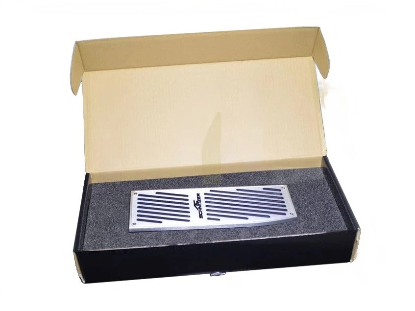 AC Schnitzer Aluminium Footrest Dead Pedal for BMW X6 F16 RHD (2013-2019) - Genuine AC Schnitzer Part 353070310 - Silver Anodised with Rubber Grip - Fits X6 28ix 30dx 35i 35ix 40dx 50ix M50dx