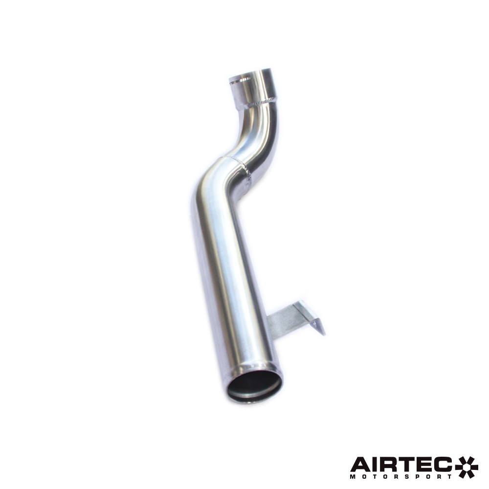AIRTEC Motorsport 52mm Hot-Side Lower Boost Pipe - Resonator/Silencer Delete Charge Pipe (De-Res Turbo Outlet/Compressor Discharge) for Ford Fiesta ST Mk8 1.5 EcoBoost 200PS | Intercooler Hot Pipe Upgrade