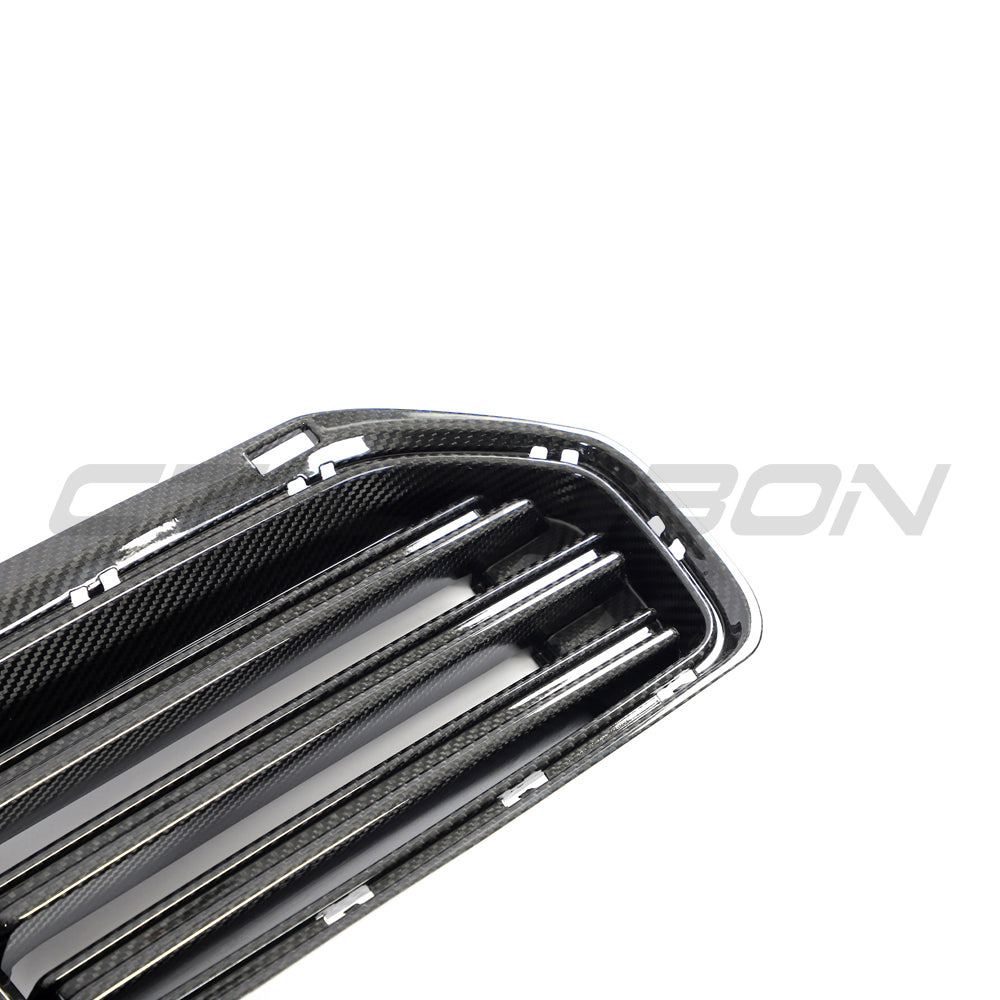 BMW M2 G87 2023+ Carbon Fibre Front Kidney Grille | CT Design Gloss Carbon Fiber Center/Centre Radiator Nose Grill, Front Bumper Intake Surround, OEM+ Styling Upgrade