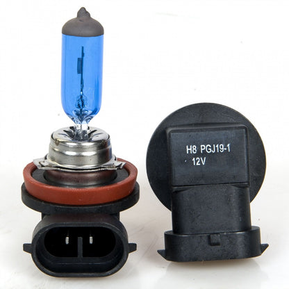 IllumiNite H8 35W Ice White Halogen Fog & Cornering Light Bulbs – 6500K (708 | PGJ19-1)