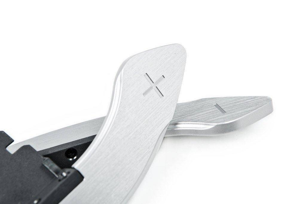 3DDesign CNC Billet Aluminium Paddle Shifters for BMW G-Series (2017+) - Extended Metal Shift Paddles & Steering Wheel Gear Selector Extensions - Fits G20 G30 G22 G42 G80 G82 G01 G02 G05