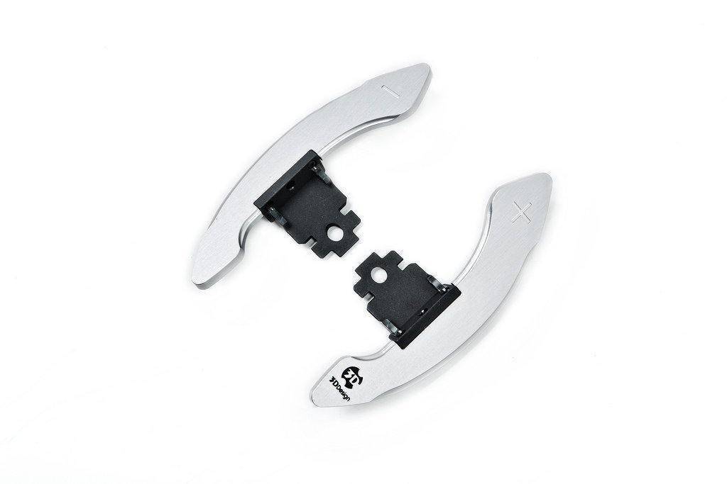 3DDesign CNC Billet Aluminium Paddle Shifters for MINI Cooper F-Series (F54 F55 F56 F57 F60) 2014+ – Automatic Steering Wheel Shift Paddles/Extensions Replacement Gear Selector Upgrade