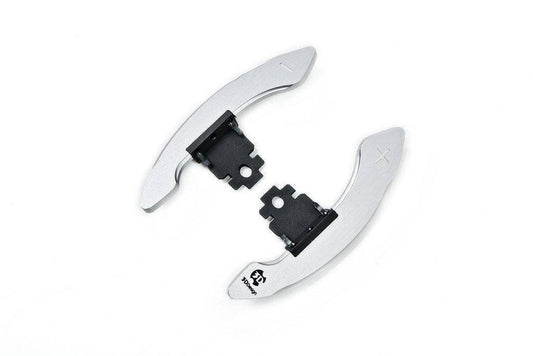 3DDesign CNC Billet Aluminium Paddle Shifters for MINI Cooper F-Series (F54 F55 F56 F57 F60) 2014+ – Automatic Steering Wheel Shift Paddles/Extensions Replacement Gear Selector Upgrade