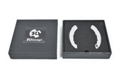 3DDesign CNC Billet Aluminium Paddle Shifters for MINI Cooper F-Series (F54 F55 F56 F57 F60) 2014+ – Automatic Steering Wheel Shift Paddles/Extensions Replacement Gear Selector Upgrade