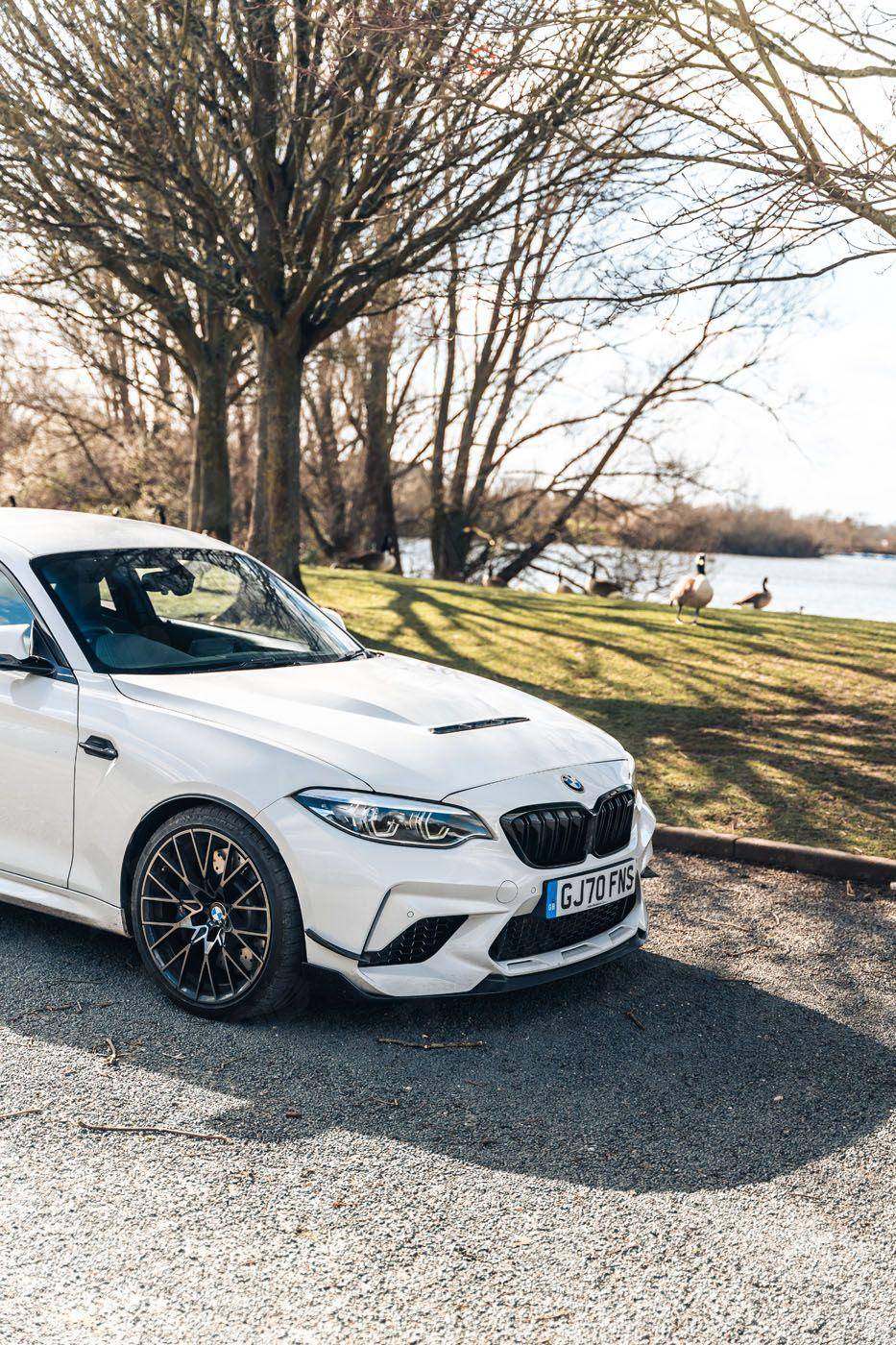 3DDesign Carbon Fibre (Fiber) Front Bumper Canards / Dive Planes Winglets – BMW M2 Competition (M2C) F87 2018-2021 Carbon Aero Flicks Trim Add-On Set, OE-Style Fit