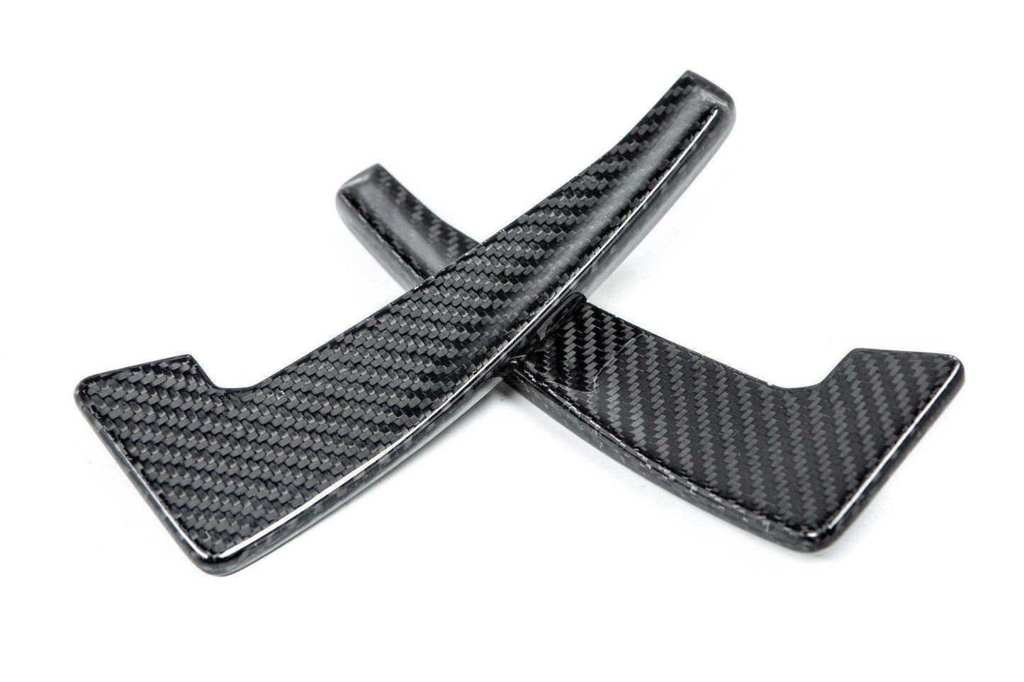 3DDesign Carbon Fibre (Fiber) Front Bumper Canards / Dive Planes Winglets – BMW M2 Competition (M2C) F87 2018-2021 Carbon Aero Flicks Trim Add-On Set, OE-Style Fit