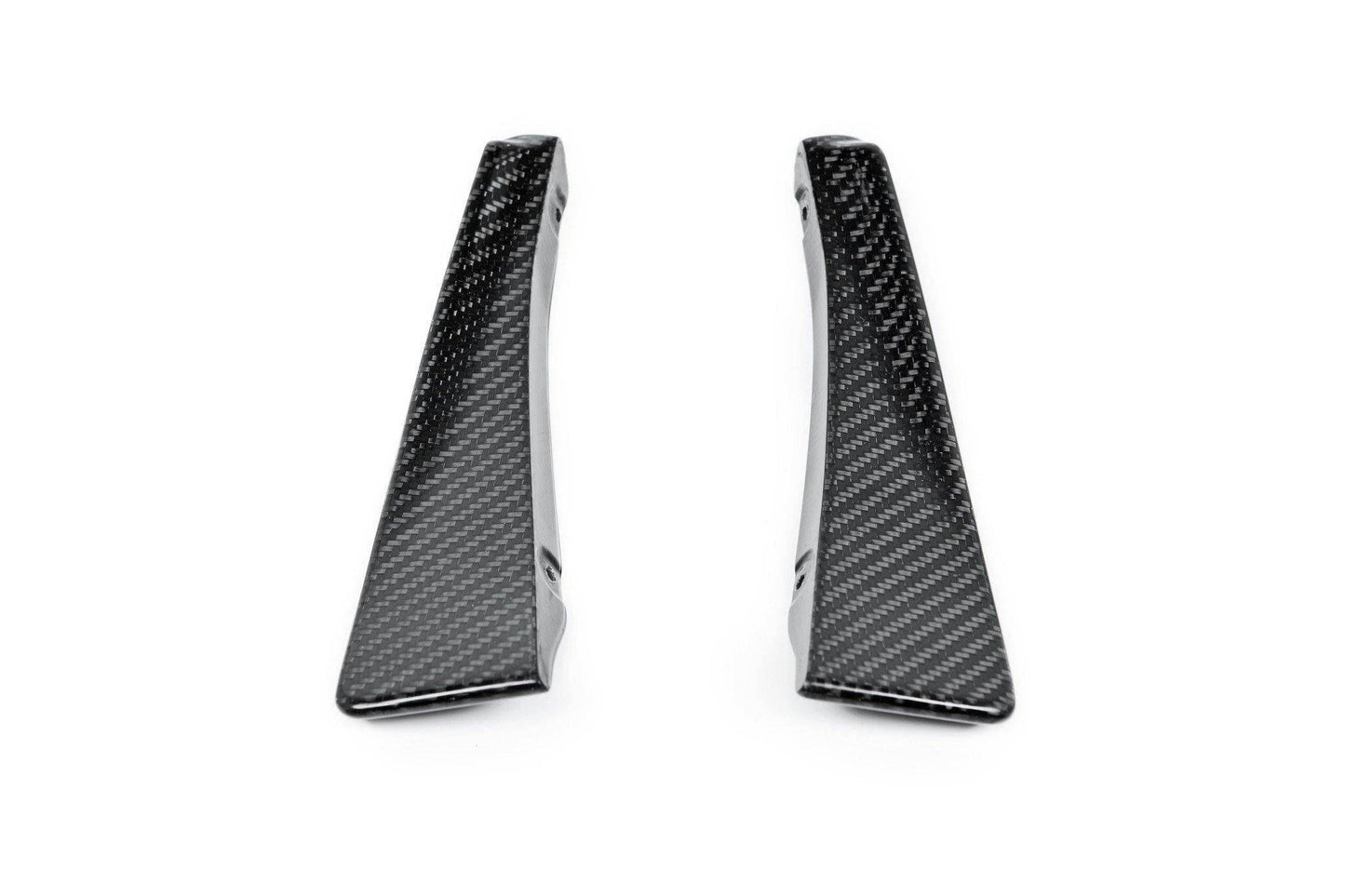 3DDesign Carbon Fibre Front Bumper Extensions / Canards / Dive Planes / Winglets for BMW M2 F87 (2015-2018 LCI Facelift) – Front Corner Splitter Aero Fins | Carbon Fiber Body Kit Add-Ons