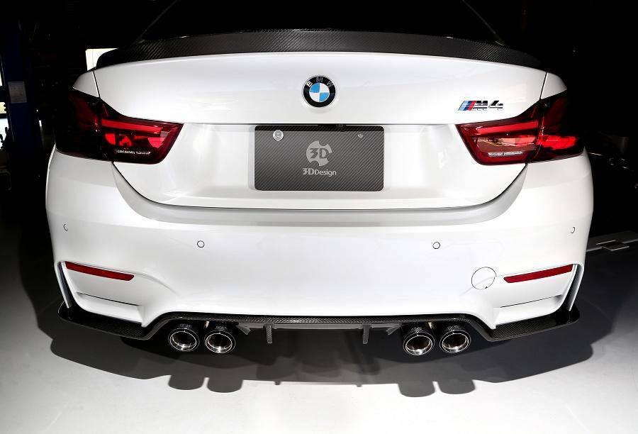 3DDesign Carbon Fibre Exhaust Tips for BMW M2, M3 & M4 (2014-2021, F87 F80 F82)