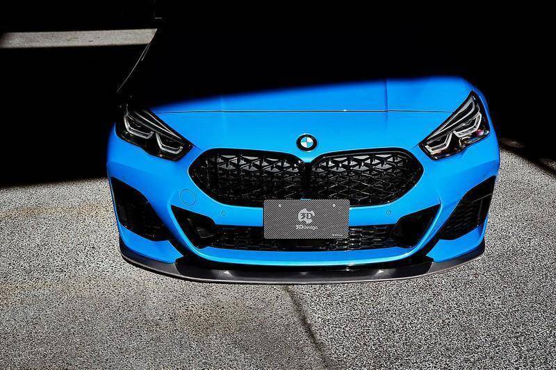 3DDesign Carbon Fibre/Carbon Fiber CFRP Front Lip Splitter for BMW 2 Series Gran Coupe F44 (2020+) & M235i xDrive – Front Bumper Lip, Chin Spoiler, Aero Lower Valance, Front Apron