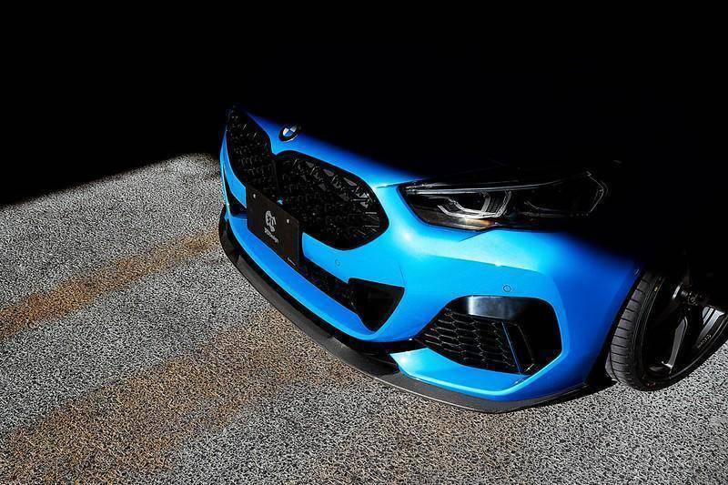 3DDesign Carbon Fibre/Carbon Fiber CFRP Front Lip Splitter for BMW 2 Series Gran Coupe F44 (2020+) & M235i xDrive – Front Bumper Lip, Chin Spoiler, Aero Lower Valance, Front Apron