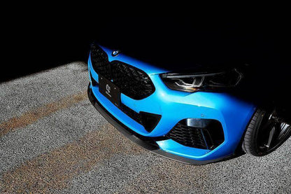 3DDesign Carbon Fibre/Carbon Fiber CFRP Front Lip Splitter for BMW 2 Series Gran Coupe F44 (2020+) & M235i xDrive – Front Bumper Lip, Chin Spoiler, Aero Lower Valance, Front Apron
