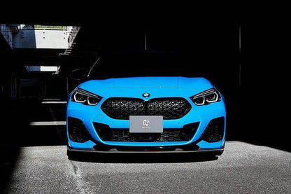 3DDesign Carbon Fibre/Carbon Fiber CFRP Front Lip Splitter for BMW 2 Series Gran Coupe F44 (2020+) & M235i xDrive – Front Bumper Lip, Chin Spoiler, Aero Lower Valance, Front Apron