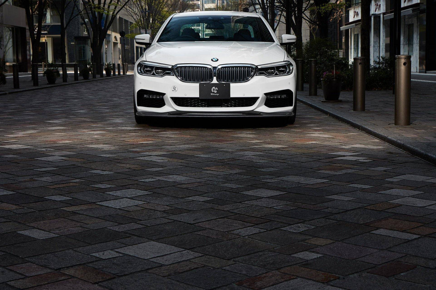 3DDesign Carbon Fibre Front Splitter for BMW 5 Series M Sport (2017-2019, G30 G31)