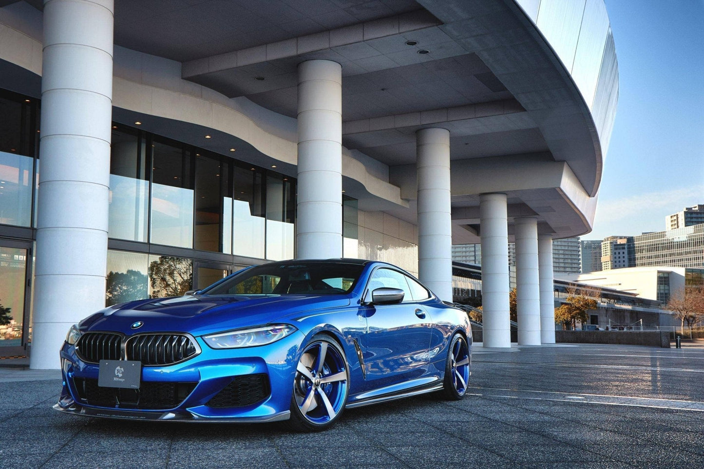 3D Design Carbon Fibre Front Lip Splitter Spoiler for BMW 8 Series G14 G15 G16 (2019+, Coupe, Convertible, Gran Coupe) | Front Bumper Lip / Aero Valance | Genuine Carbon Fiber