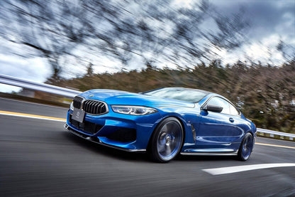 3D Design Carbon Fibre Front Lip Splitter Spoiler for BMW 8 Series G14 G15 G16 (2019+, Coupe, Convertible, Gran Coupe) | Front Bumper Lip / Aero Valance | Genuine Carbon Fiber