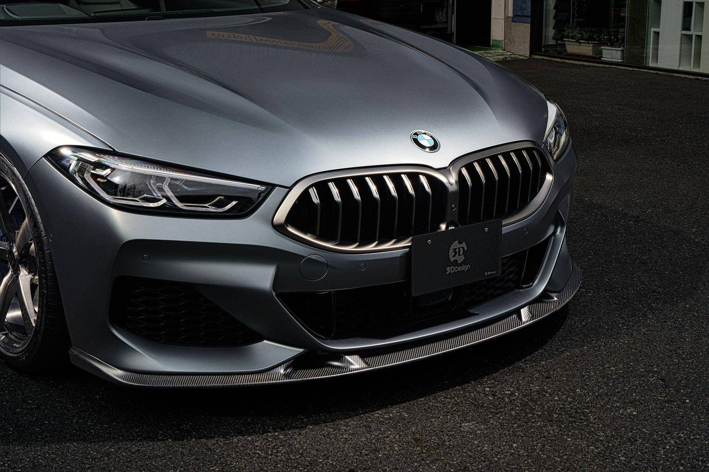 3D Design Carbon Fibre Front Lip Splitter Spoiler for BMW 8 Series G14 G15 G16 (2019+, Coupe, Convertible, Gran Coupe) | Front Bumper Lip / Aero Valance | Genuine Carbon Fiber