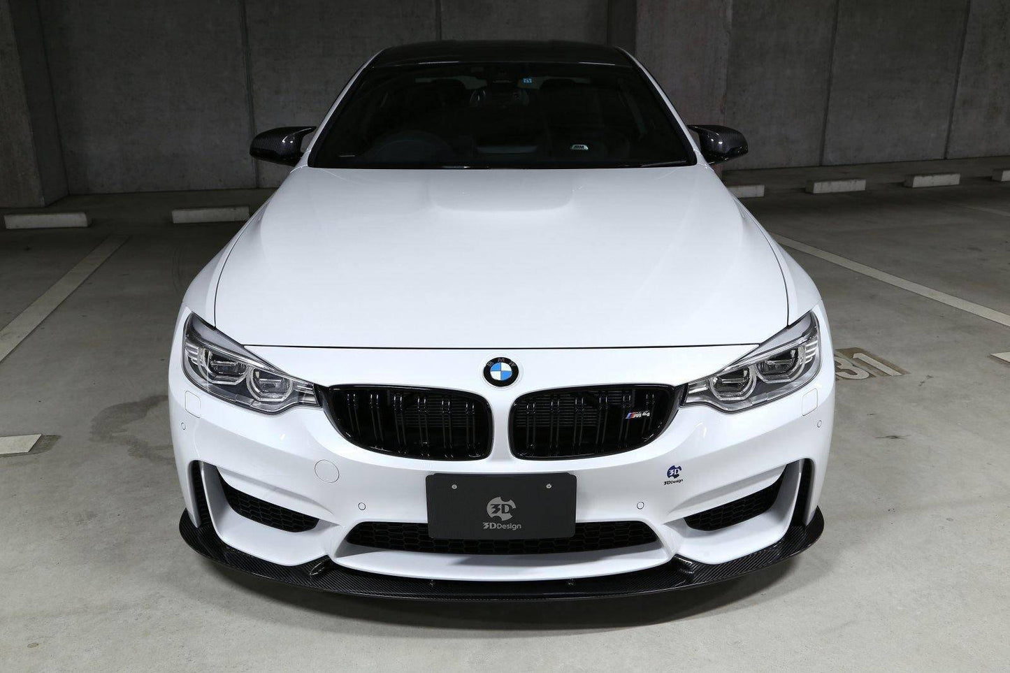 3DDesign Carbon Fibre Front Splitter for BMW M3 & M4 (2014-2020, F80 F82)