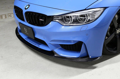 3DDesign Carbon Fibre Front Splitter for BMW M3 & M4 (2014-2020, F80 F82)