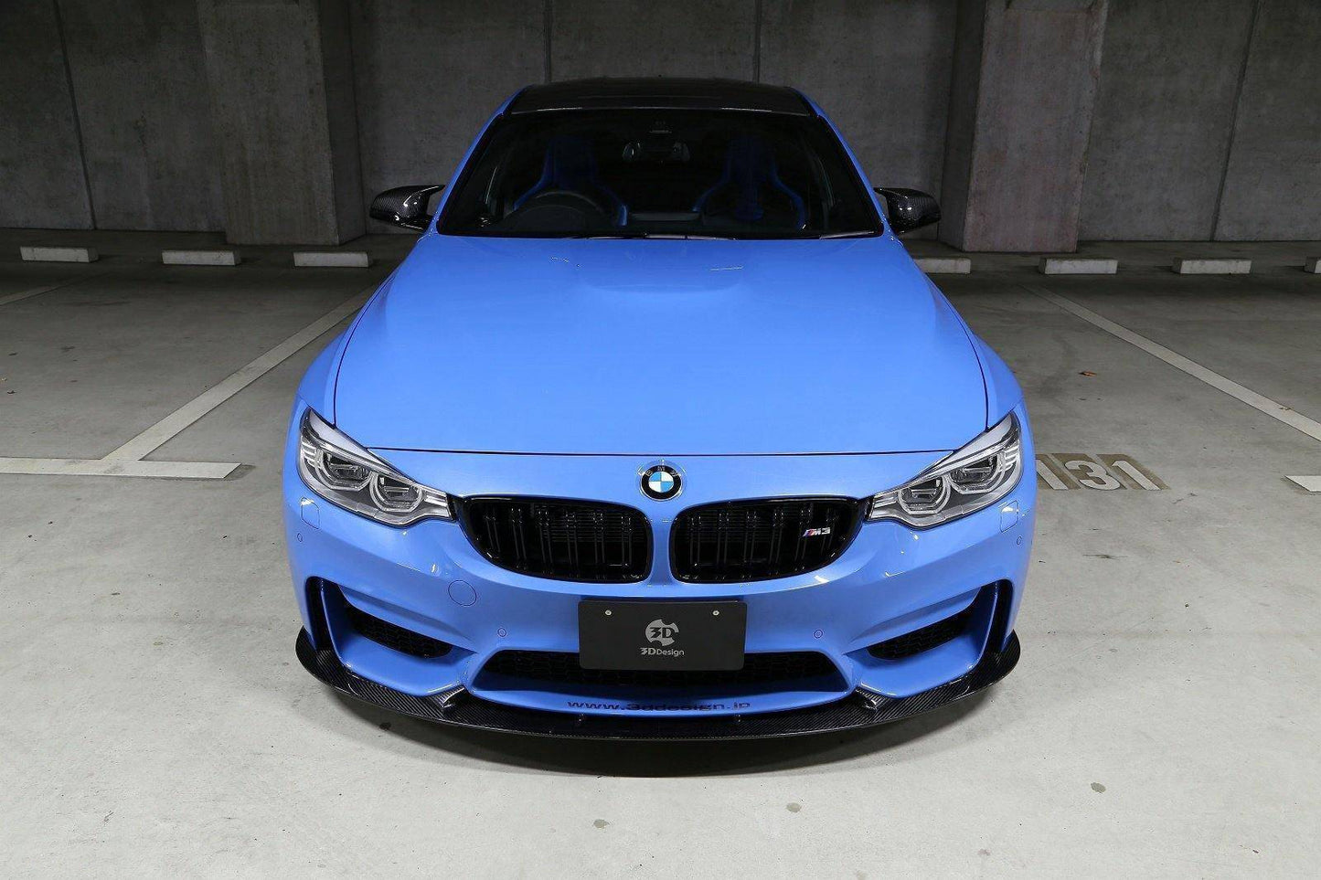 3DDesign Carbon Fibre Front Splitter for BMW M3 & M4 (2014-2020, F80 F82)