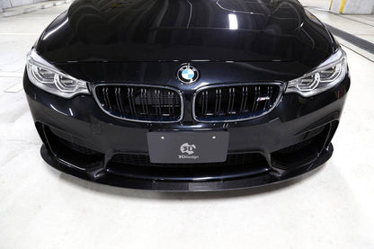 3DDesign Carbon Fibre Front Splitter for BMW M3 & M4 (2014-2020, F80 F82)
