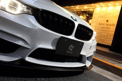 3DDesign Carbon Fibre Front Splitter for BMW M3 & M4 (2014-2020, F80 F82)