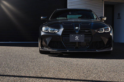 3D Design (3DDesign) Carbon Fibre/Fiber Front Splitter Lip & Chin Spoiler for BMW M3/M4 G80 G81 G82 G83 (2020+) G8X | Carbon Bumper Lip Valance | CFRP Japanese-Made OEM+ Aero