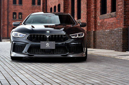 3DDesign Carbon Fibre Front Splitter for BMW M8 2019+ (F91 F92 F93) | Front Lip Spoiler, Chin Spoiler, Front Bumper Lip, Front Valance, Aero Lip – Pre-Preg 2x2 Twill CFRP – Fits M8 & M8 Competition Coupe, Convertible, Gran Coupe – Carbon Fiber