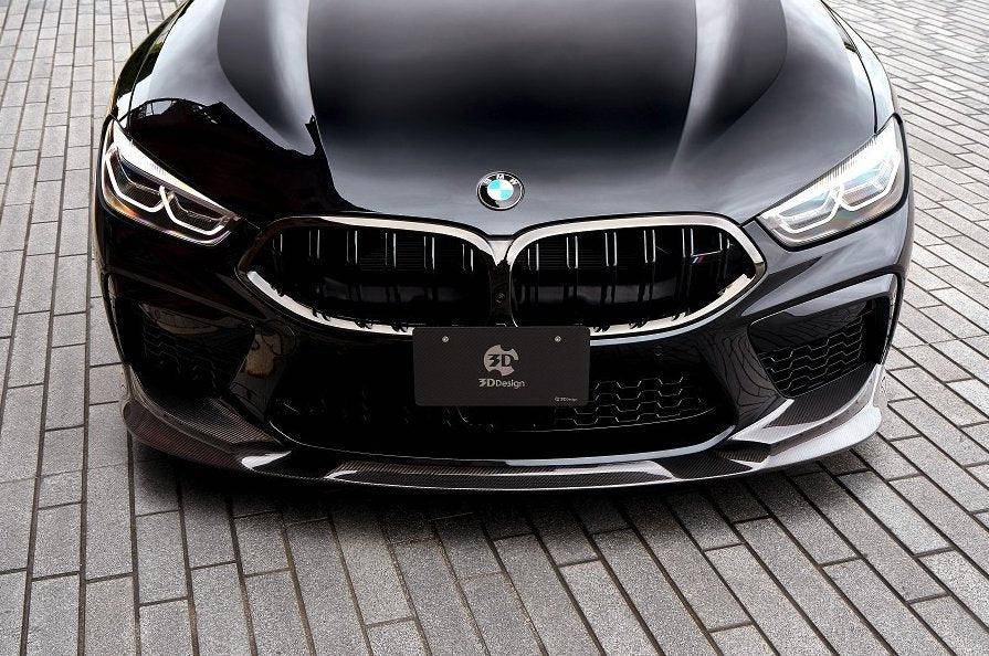 3DDesign Carbon Fibre Front Splitter for BMW M8 2019+ (F91 F92 F93) | Front Lip Spoiler, Chin Spoiler, Front Bumper Lip, Front Valance, Aero Lip – Pre-Preg 2x2 Twill CFRP – Fits M8 & M8 Competition Coupe, Convertible, Gran Coupe – Carbon Fiber