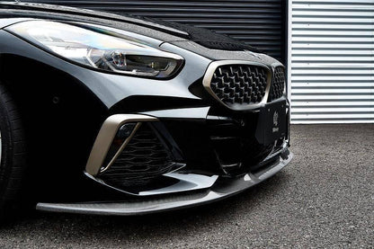 3DDesign Carbon Fibre/Carbon Fiber Front Lip Splitter for BMW Z4 G29 (2019+) – CFRP Front Bumper Chin Spoiler, M Sport & M40i OEM Fitment