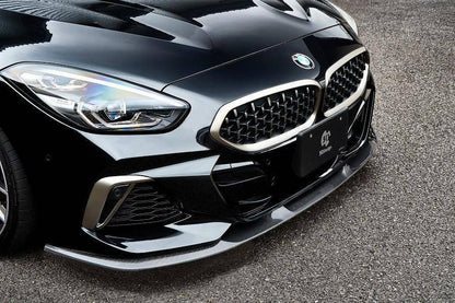 3DDesign Carbon Fibre/Carbon Fiber Front Lip Splitter for BMW Z4 G29 (2019+) – CFRP Front Bumper Chin Spoiler, M Sport & M40i OEM Fitment