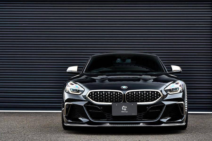 3DDesign Carbon Fibre/Carbon Fiber Front Lip Splitter for BMW Z4 G29 (2019+) – CFRP Front Bumper Chin Spoiler, M Sport & M40i OEM Fitment
