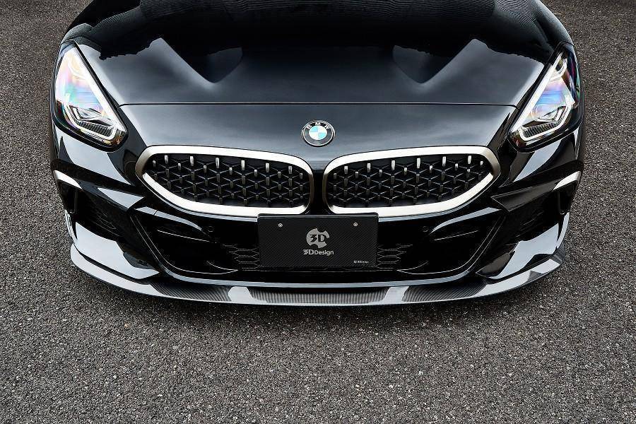 3DDesign Carbon Fibre/Carbon Fiber Front Lip Splitter for BMW Z4 G29 (2019+) – CFRP Front Bumper Chin Spoiler, M Sport & M40i OEM Fitment