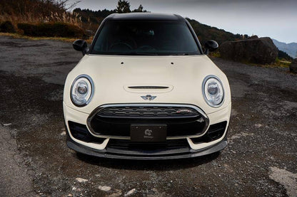 3DDesign Carbon Fibre Front Splitter/Lip/Chin Spoiler for MINI Clubman JCW John Cooper Works F54 (2015+) - Gloss Carbon Front Bumper Lip/Valance Aero Body Kit Upgrade