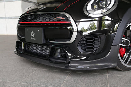 3DDesign Carbon Fibre/Carbon Fiber Front Splitter Lip for MINI Cooper JCW F56 (2015+) | MINI John Cooper Works Front Lip Spoiler, Chin Spoiler, Bumper Lip, Aero Splitter, Front Valance
