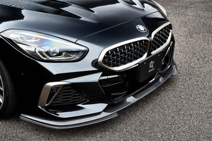 3DDesign Carbon Fibre Front Lip Lower Extensions/Splitters for BMW Z4 G29 (2019+) – CFRP Aero Blades Under Spoiler, Front Bumper Valance Add Ons – Fits with 3D Design Lip Only – M Sport & M40i