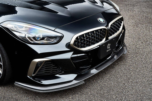 3DDesign Carbon Fibre Front Lip Lower Extensions/Splitters for BMW Z4 G29 (2019+) – CFRP Aero Blades Under Spoiler, Front Bumper Valance Add Ons – Fits with 3D Design Lip Only – M Sport & M40i
