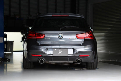 3DDesign Carbon Fibre/Carbon Fiber Rear Diffuser Valance/Rear Bumper Insert for BMW 1 Series F20 F21 LCI Facelift (2015-2019) - Fits M135i M140i Hatchback, Performance Rear Lower Spoiler Apron