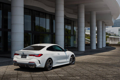 3DDesign Carbon Fiber/Fibre Rear Diffuser/Valance for BMW 4 Series G22 G23 (2020+) M Sport & M440i – CFRP 2x2 Twill | Quad Exhaust Rear Bumper Insert/Skirt | G22 Coupe & G23 Convertible