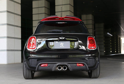3DDesign Carbon Fibre Rear Diffuser / Lower Valance & Splitter for MINI F56 JCW (2015+) – MINI Hatch Mk3 John Cooper Works Rear Bumper Insert, Performance Aero Undertray, OEM+ Gloss Carbon Fiber