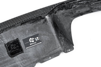 3D Design Carbon Fibre Rear Diffuser V1 (Type 1) for BMW M2 F87 & M2 Competition (2015-2021) – Carbon Fiber Rear Valance/Bumper Insert, Gloss 2x2 Twill Pre-Preg, OEM+ M2C Aero Upgrade