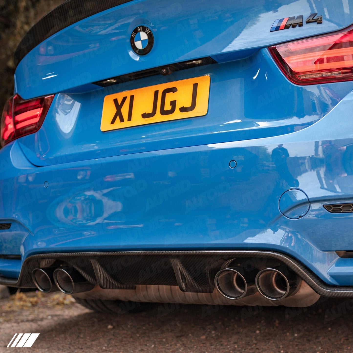 3DDesign Carbon Fibre Rear Diffuser (Type 1) for BMW M3 & M4 (2014-2020, F80 F82 F83)