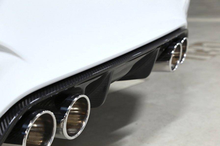 3DDesign Carbon Fibre Rear Diffuser (Type 1) for BMW M3 & M4 (2014-2020, F80 F82 F83)