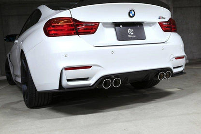 3DDesign Carbon Fibre Rear Diffuser (Type 1) for BMW M3 & M4 (2014-2020, F80 F82 F83)