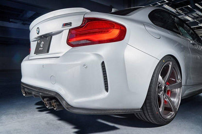 3DDesign Carbon Fibre Rear Diffuser (Type 2) for BMW M2 & M2 Competition (2015-2021, F87)