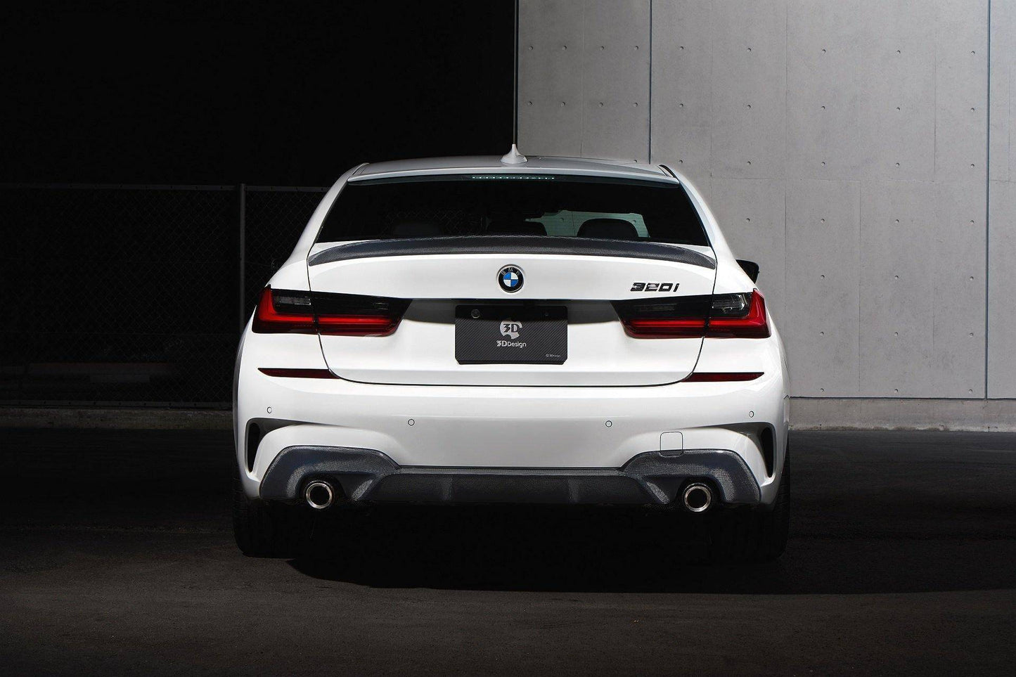 3DDesign Carbon Fibre Rear Spoiler for BMW 3 Series G20 2019+ - Boot Lip Trunk Lip Bootlid Spoiler Sedan Saloon Rear Lip Wing Ducktail Carbon Fiber