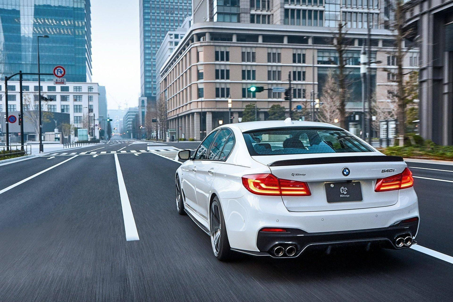 3DDesign Pre-Preg Carbon Fibre/Fiber Rear Spoiler Boot Lip for BMW 5 Series G30 Saloon/Sedan (2017-2023) – Trunk Lip, Decklid, Tailgate Spoiler, Rear Wing – OEM Style Fit, M Sport Compatible